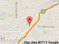 Map of M&S Auto at 1924 El Camino Avenue, Sacramento, CA 95815