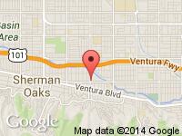 Map of C.I.T  MOTORS, INC at 4404-A  WOODMAN AVE, Sherman Oaks, CA 91423