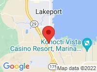 Map of WEST LAKE AUTO CENTER at 2195 S MAIN ST, Lakeport, CA 95453-5619