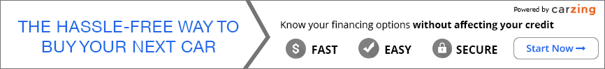Car-Zing Banner: Fast Easy Secure Financing Options