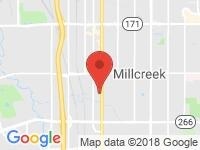 Map of CU AUTO SALES at 4144 S. STATE STREET, Salt Lake City, UT 84107