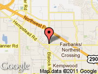 Map of Auto-Max at 5811 Fairbanks N. Houston Rd., Houston, TX 77040