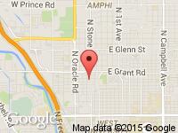 Map of Len's Auto Brokerage at 2101 N. Stone Ave., Tucson, AZ 85705