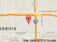 Map of Friends Auto Sales at 1634 E. Van Buren St., Phoenix, AZ 85006