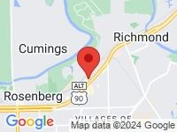 Map of Falson Motors at 4627 Avenue H, Rosenberg, TX 77471