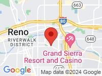 Map of Muscle Motors Auto Sales at 1200 Mill St, Reno, NV 89502