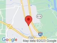 Map of Davis Auto Sales at 10016 Route 1, North Chesterfield, VA 23237
