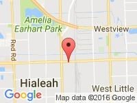 Map of The Car Shack at 950 East 49 St., Hialeah, FL 33013