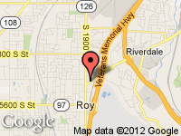 Map of U-Save Auto Sales at 1832 W Riverdale Road, Roy, UT 84067