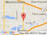 Map of Mr. Roberts Auto Sales, Inc at 6550 N. Federal Blvd., Denver, CO 80221