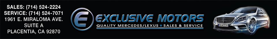 Used Car Dealer Placentia | Mercedes & Lexus Specialsts Anaheim Hills | Exclusive Motors