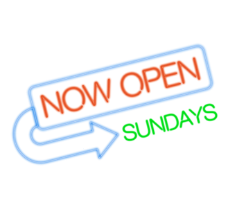 Here at Hollywood Auto Sales, a used car dealership, our car lot is also open on sundays!