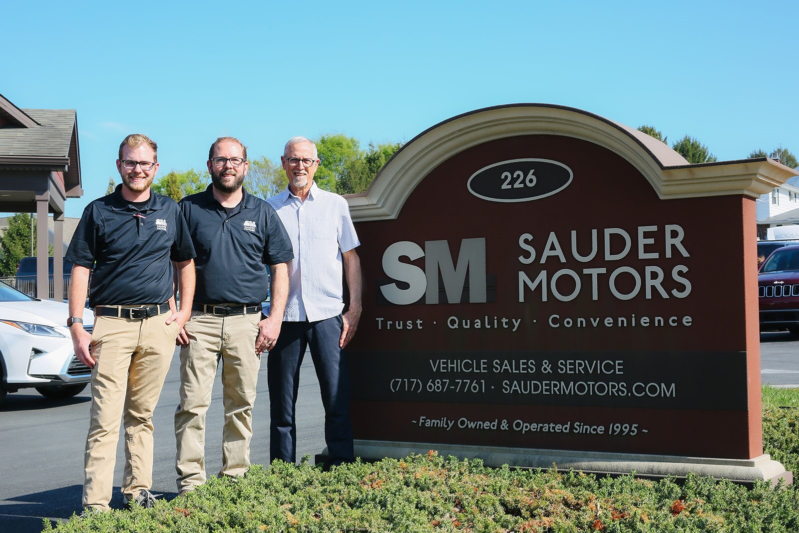 Three generations of Sauders