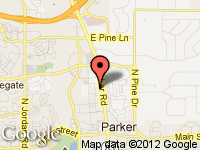 Map of Parker Store at 11543 N. Hwy 83, Parker, CO 80134