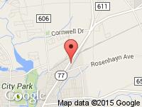 Map of Dave & Mike's Used Cars Inc at 725 N Pearl St, Bridgeton, NJ 08302