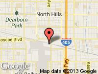 Map of Wholesale Investments Inc. at 16161 Raymer St, Van Nuys, CA 91406
