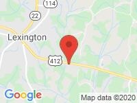 Map of S & S Auto Sales & Rental at 906 East Church St., Lexington, TN 38351
