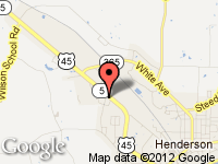 Map of Teague-Noles 45 Automart at 911 U.S. HWY 45N, Henderson, TN 38340