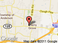 Map of Cincinnati Used Auto Sales LLC at 8260 Beechmont Ave, Cincinnati, OH 45255