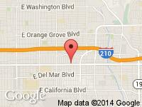 Map of United Auto Group. at 2151 E Colorado Blvd, Pasadena, CA 91107