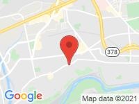 Map of Dell Motors at 2010 Hanover Ave, Allentown, PA 18109