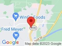 Map of Al Hutchinson Auto Center at 1800 NW 9th St, Corvallis, OR 97330