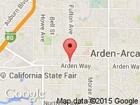 Map of West Coast Auto Sales Center at 1733 Fulton Ave, Sacramento, CA 95825