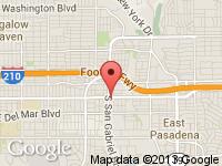 Map of Colorado Blvd. Lot at 2748 E. Colorado Blvd., Pasadena, CA 91107