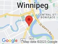 Map of Car Land Inc. at 344 Gertrude Ave, Winnipeg, MB R3L 0M4