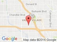 Map of Boktor Motors at 4805 Colfax Ave, North Hollywood, CA 91601