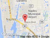 Map of FCA Wholesale Inc at 1652 Avondale St., Naples, FL 34112