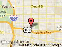 Map of Anytime Auto Group at 4904 Van Nuys Blvd., Sherman Oaks, CA 91403-1701