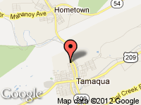 Map of Tamaqua 309 Auto Sales LLC at 700 North Railroad Street, Tamaqua, PA 18252