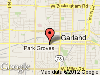 Map of The Car Network at 1840 Forest Lane, Garland, TX 75042