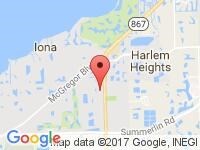 Map of Gulf Coast Auto Sales at 11595 Marshwood Lane, Fort Myers, FL 33908