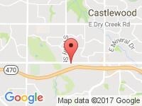 Map of Colorado Automotive Group at 5801 E. County Line Place, Highlands Ranch, CO 80126