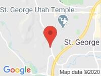 Map of RED ROCK AUTO SALES at 960 SOUTH BLUFF STREET, Saint George, UT 84770