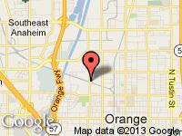 Map of UNITED AUTOMOTIVE CERTIFIED PRE-OWNED VE at 777 N. MAIN STREET, Orange, CA 92868