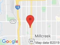 Map of Exclusive Cars at 3565 South Main Street, Salt Lake City, UT 84115