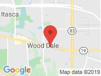 Map of CHICAGO  CARMASTER at 206 E. IRVING PARK ROAD, Wood Dale, IL 60191