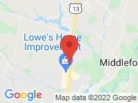 Map of IMC of Delaware at 22762 Sussex HWY, Seaford, DE 19973