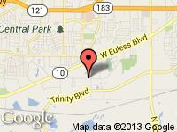 Map of Findmeavan.com at 11214 S Pipeline RD, Euless, TX 76040