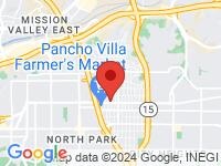 Map of VIP Autos at 9485 Black Mountain Rd., San Diego, CA 92126
