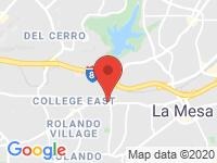 Map of La Mesa Pre-Owned at 6970 EL CAJON BLVD, San Diego, CA 92115