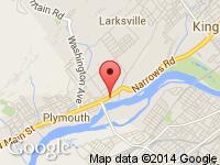 Map of Unlimited Auto Sales LLC at 620 East Main St., Larksville, PA 18651