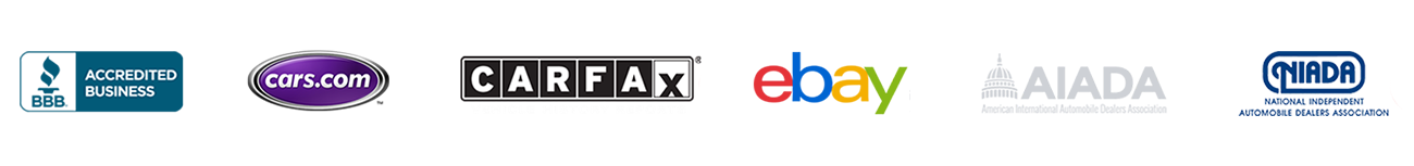 Accredited Business | Cars.com | Carfax | Ebay | Aiada | Niada | Cargurus