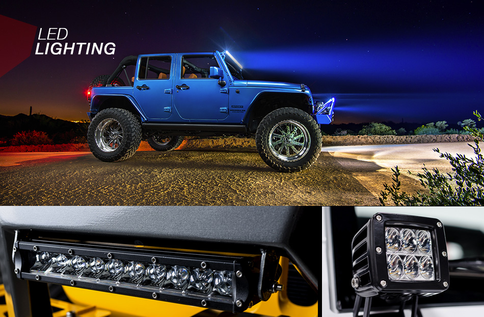 Custom Jeep JK for sale - LED lighting