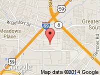 Map of Ultimate Motorsports at 10311 Altonbury Lane, Houston, TX 77031
