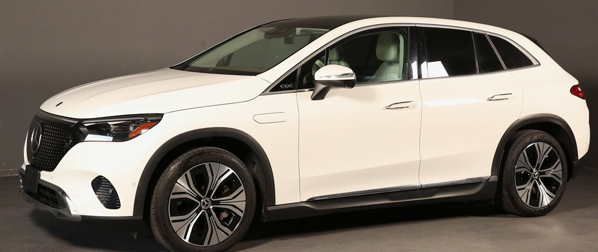 Mercedes-Benz EQE electric sedan at Ultimate Motorsport Houston