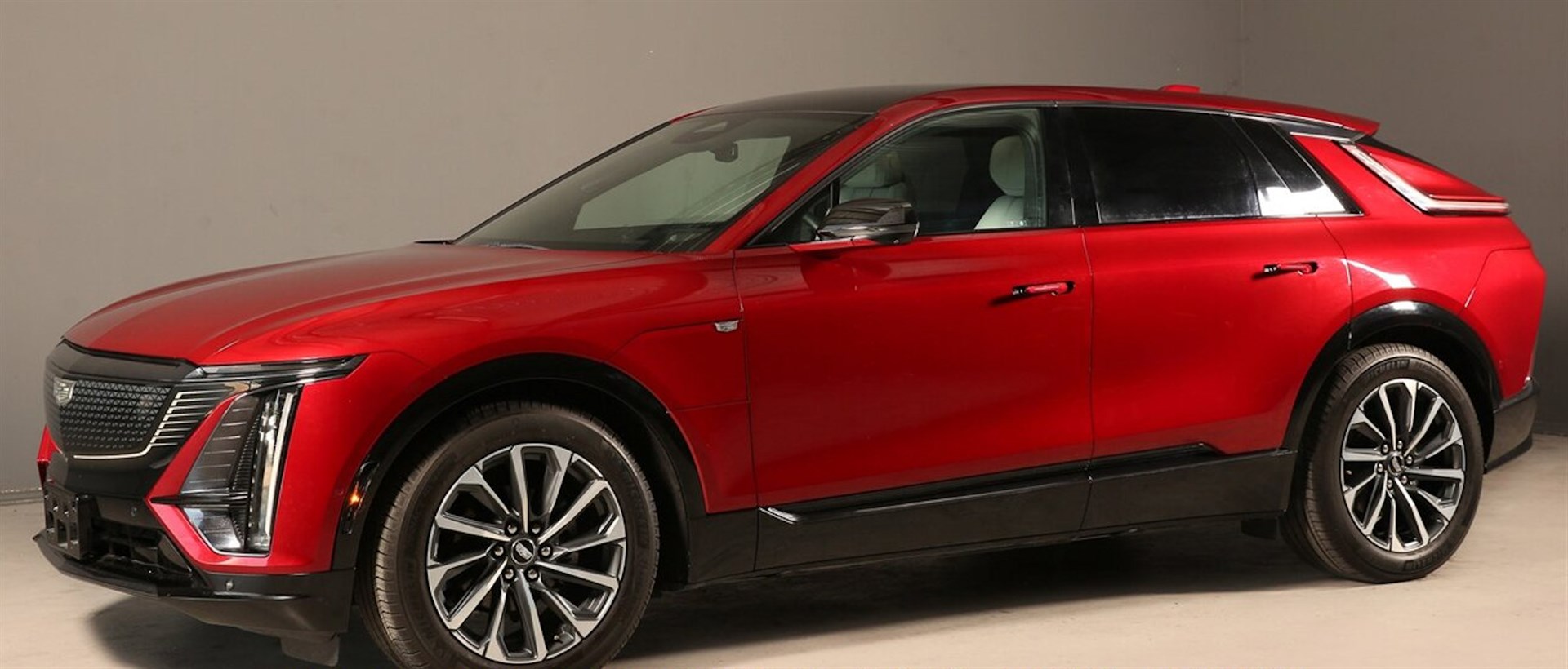 Cadillac LYRIQ electric SUV at Ultimate Motorsport Houston